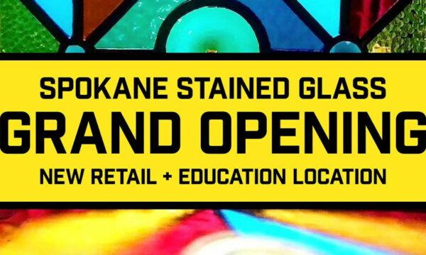 stained glass opening